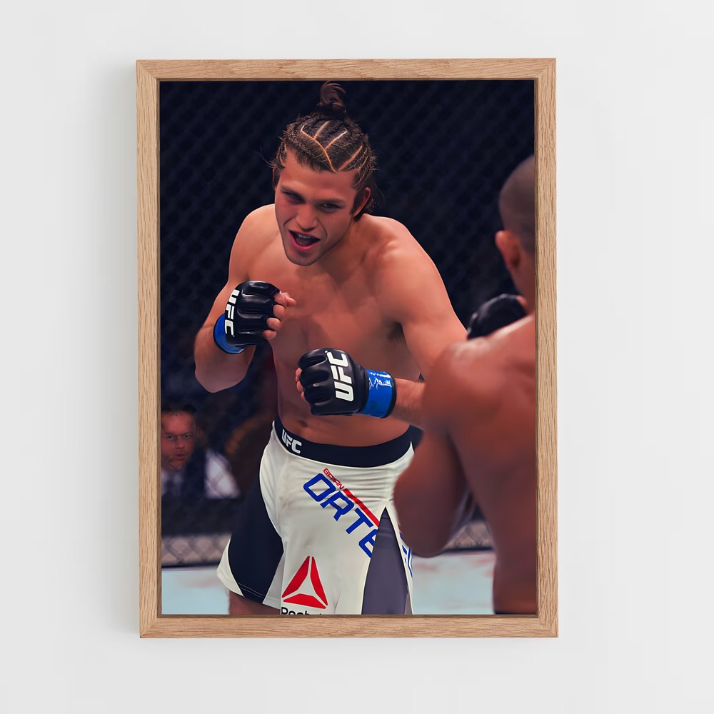 Poster Brian ortega short – affiche MMA (vue 4)